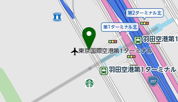 【傘シェアリング】 東京モノレール 羽田空港第1ターミナル駅 北口 券売機付近の地図画像