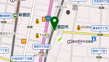 【傘シェアリング】 名鉄 豊田市駅 東口の地図画像