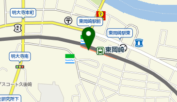 【傘シェアリング】 名古屋本線 東岡崎駅 南口の地図画像