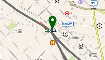 【傘シェアリング】 名鉄 知立駅 北改札口の地図画像