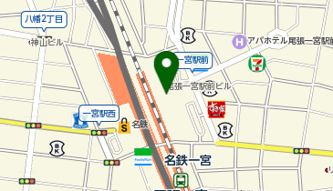 【傘シェアリング】 名古屋本線 名鉄一宮駅 東出口の地図画像