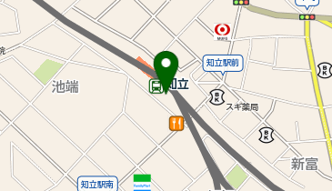 【傘シェアリング】 名鉄 知立駅 南改札口の地図画像