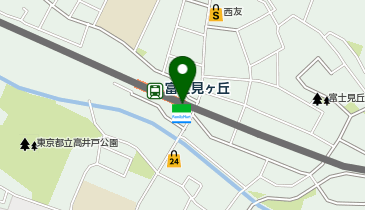 【傘シェアリング】 京王井の頭線 富士見ヶ丘駅の地図画像