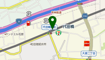 【傘シェアリング】 京王線 代田橋駅 AED付近の地図画像