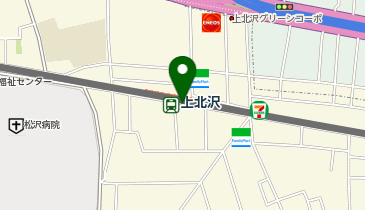【傘シェアリング】 京王線 上北沢駅 南口の地図画像