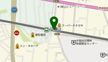 【傘シェアリング】 京王線 八幡山駅の地図画像
