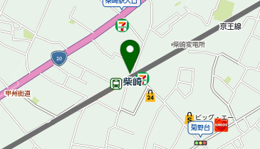 【傘シェアリング】 京王線 柴崎駅 北口の地図画像