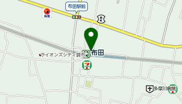 【傘シェアリング】 京王線 布田駅 券売機付近の地図画像