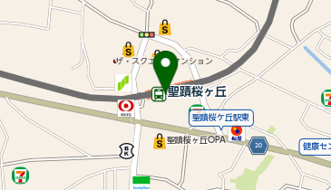 【傘シェアリング】 京王線 聖蹟桜ヶ丘駅 (改札内)の地図画像