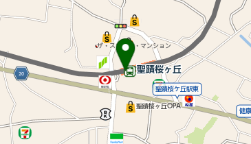 【傘シェアリング】 京王線 聖蹟桜ヶ丘駅 西口の地図画像