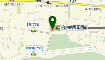 【傘シェアリング】 京王競馬場線 府中競馬場駅の地図画像