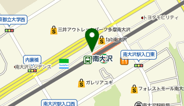 【傘シェアリング】 京王相模原線 南大沢駅 (改札内)の地図画像