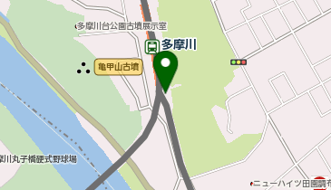 【傘シェアリング】 東横線 多摩川駅 東口の地図画像