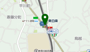 【傘シェアリング】 東横線 東白楽駅の地図画像