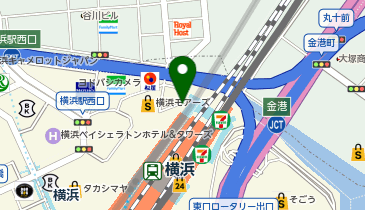 【傘シェアリング】 東横線 横浜駅 (改札内)の地図画像