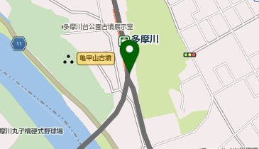 【傘シェアリング】 東横線 多摩川駅 西口の地図画像