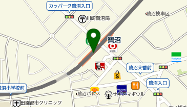 【傘シェアリング】 田園都市線 鷺沼駅 (改札内)の地図画像