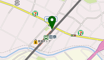 【傘シェアリング】 田園都市線 田奈駅の地図画像