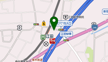 【傘シェアリング】 田園都市線 江田駅 東口の地図画像