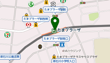 【傘シェアリング】 田園都市線 たまプラーザ駅 東改札付近の地図画像