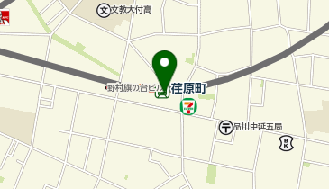 【傘シェアリング】 東急大井町線 荏原町駅 正面口 (改札内)の地図画像