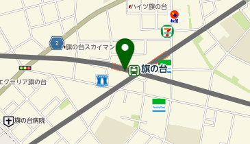 【傘シェアリング】 東急大井町線 旗の台駅 南口 (改札内)の地図画像