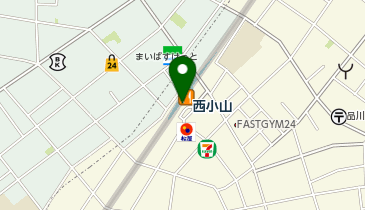 【傘シェアリング】 東急目黒線 西小山駅の地図画像
