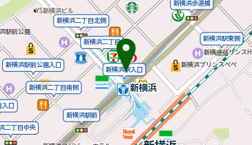 【傘シェアリング】 東急新横浜線 新横浜駅 出口7の地図画像