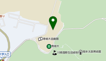 【傘シェアリング】 専修大学 生田キャンパス 2号館の地図画像