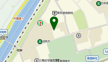 【傘シェアリング】 法政大学 大内山校舎の地図画像