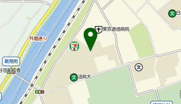 【傘シェアリング】 法政大学 富士見ゲートの地図画像