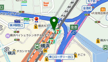 【傘シェアリング】 JR 横浜駅 北改札 (改札内)の地図画像