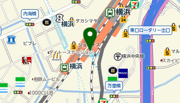 【傘シェアリング】 JR 横浜駅 南改札 (改札内)の地図画像