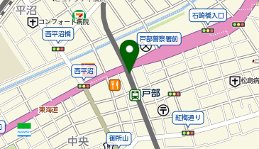 【傘シェアリング】 京急本線 戸部駅の地図画像