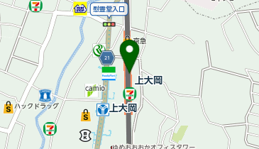 【傘シェアリング】 京急本線 上大岡駅の地図画像
