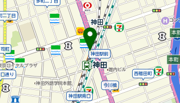 【傘シェアリング】 山手線 神田駅 北改札正面の地図画像