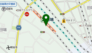 【傘シェアリング】 山手線 田端駅 南口の地図画像