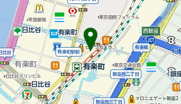 【傘シェアリング】 山手線 有楽町駅 国際フォーラム口 (南)の地図画像