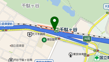 【傘シェアリング】 中央線・総武線 千駄ヶ谷駅 (改札内)の地図画像