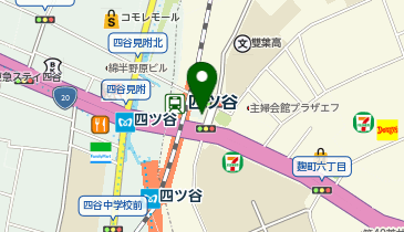 【傘シェアリング】 中央線・総武線 四ツ谷駅 麹町口の地図画像