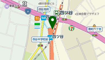 【傘シェアリング】 総武線 四ツ谷駅 赤坂口 出口付近の地図画像