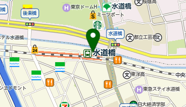 【傘シェアリング】 中央・総武線 水道橋駅 東口 (改札内)の地図画像