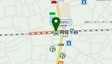 【傘シェアリング】 中央線・総武線 阿佐ヶ谷駅の地図画像