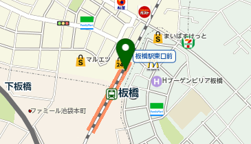 【傘シェアリング】 埼京線 板橋駅 (改札内)の地図画像
