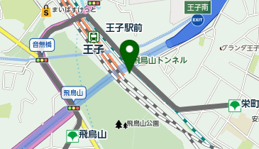 【傘シェアリング】 京浜東北線 王子駅 南口 券売機付近の地図画像