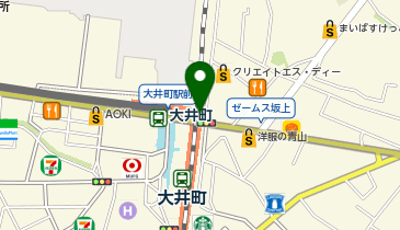 【傘シェアリング】 京浜東北線 大井町駅 東口の地図画像