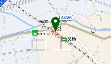 【傘シェアリング】 南武線 久地駅 (改札内)の地図画像