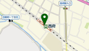 【傘シェアリング】 南武線 西府駅 (改札内)の地図画像