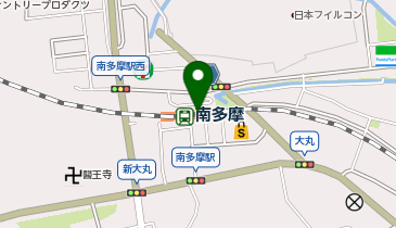 【傘シェアリング】 南武線 南多摩駅 (改札内)の地図画像