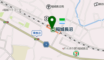 【傘シェアリング】 南武線 稲城長沼駅 3・4番ホーム方面 階段付近 (改札内)の地図画像
